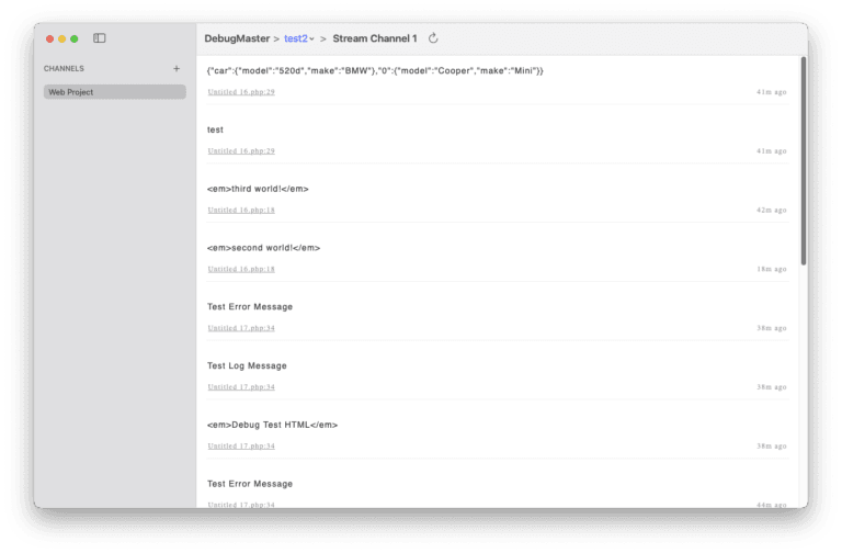 02-DebugMasterChannelView